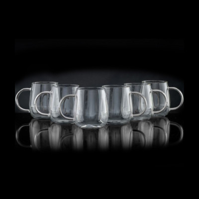 Food Appeal Glasses Set 350ml, 6 Pcs, Clear 