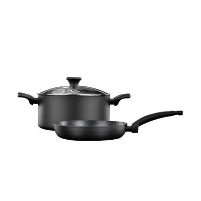 Food Appeal Cookware Set 3PCS Everyday Plus 24cm Black