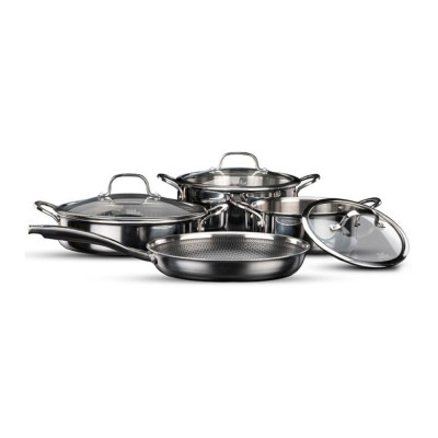 Food Appeal Cookware Set HybridPan 7 Pieces Stainless Steel