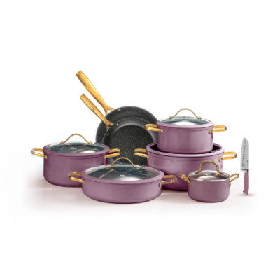 Food Appeal Pot Set REGAL13 pcs, Purple