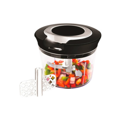 Food Appeal Vegetable Chopper Black And White Color