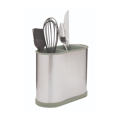 Food Appeal Utensil Stand KITCHENWARE, Silver Color