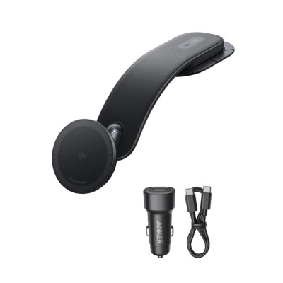 Anker Wireless Car Charger with Alloy Bracket Black