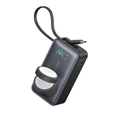 Anker Power Bank MagGo 10000mAh, Black.