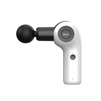 Beoka Massage Gun Rechargeable D2, 0.4 Kg, White & Grey