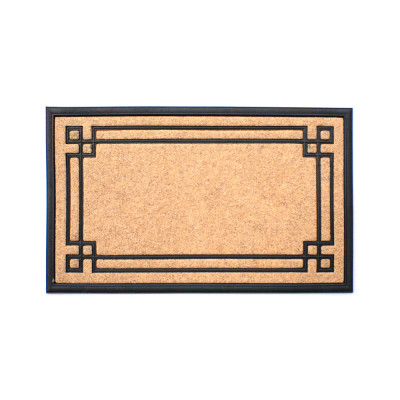 Well Door Mat SCREEN 45*75cm, Beige & Black