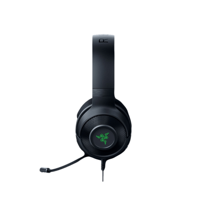 رايزر سماعات جيمينج سلكية Kraken V3 X USB - ضمان سنتين من المستورد الرسمي - اللون أسود