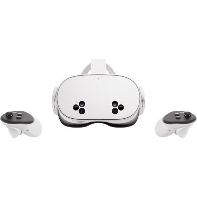 ميتاقيست 3S بسعة 128 جيجابايت نظارات واقع افتراضي - ضمان سنة - اللون أبيض
