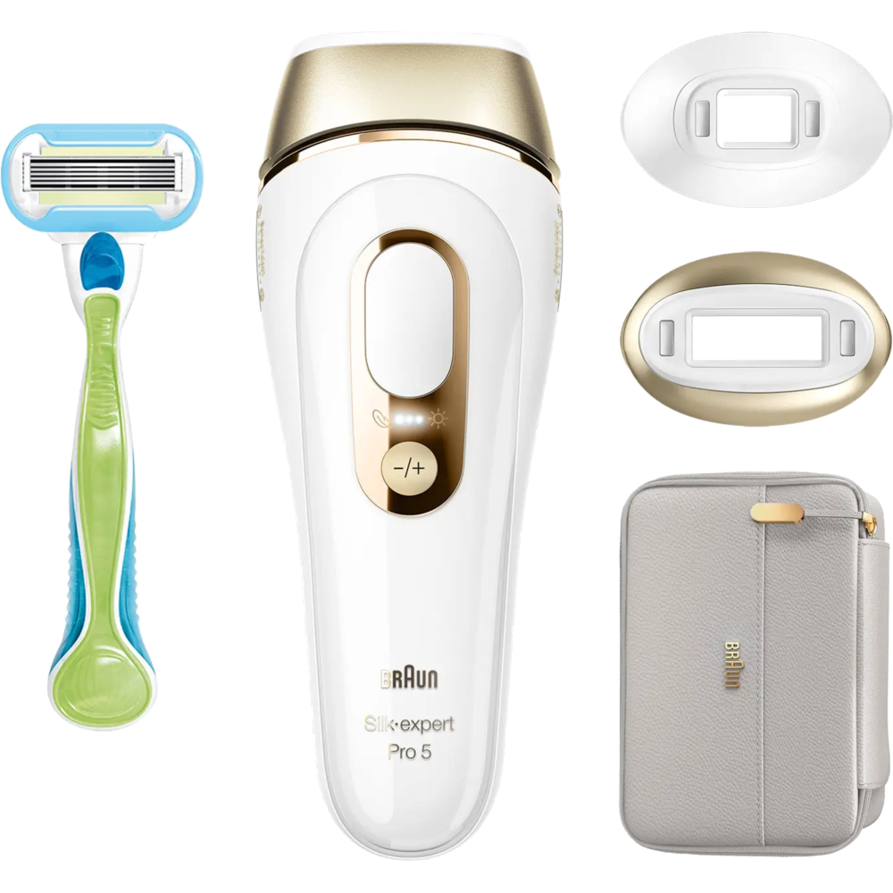  براون IPL5 Silk-Expert Pro PL5152 جهاز إزالة الشعر الدائم - سنتان ضمان من المستورد الرسمي 
