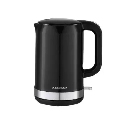 Kitchen Chef Electric Kettle, 1.7L Capacity, 360° Base, Black