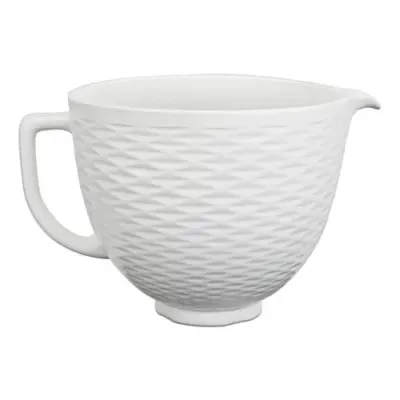 KitchenAid 4.8L Ceramic Mixer Bowl, White