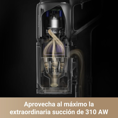 دريمي مكنسة كهربائية لاسلكية Z30، قوة شفط 310 واط، اسود