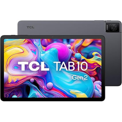TCL Tab 2nd Gen, 10.4-Inch, 4GB RAM, 128GB Storage, Android 13, Dark Gray