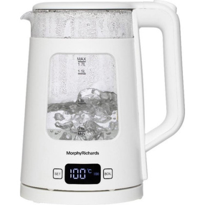 Morphy Richards Electric Kettle, 1.7L Capacity, 2200W, White