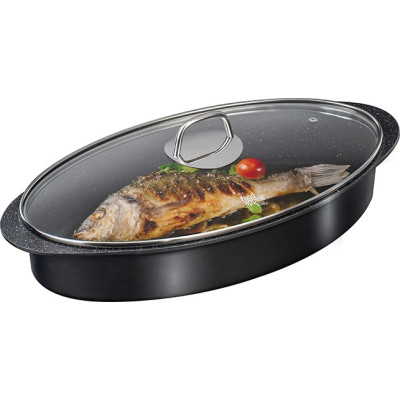 Food Appeal Roaster, 5.1L BLACK MARBLE Series, Black