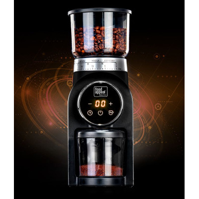 Food Appeal Electric Coffee Grinder, 250g, Black