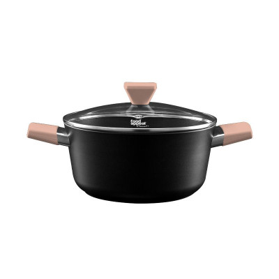 Food Appeal Casserole, 28cm, 6.4L, CASUAL+ Series, Black/ Creamy