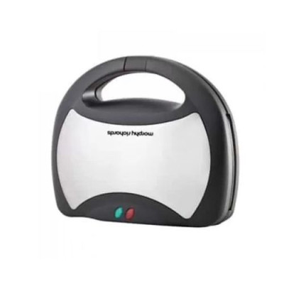 Morphy Richards 3 in 1 Sandwich Maker 750W with Interchangeable Toast/Waffle/Grill Plates, Silver