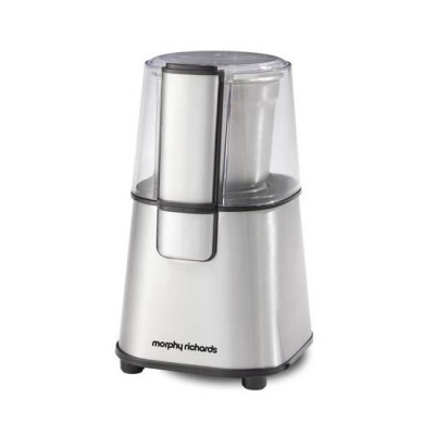 Morphy Richards Coffee and Spice Grinder, 60g Capacity, 220W, Silver