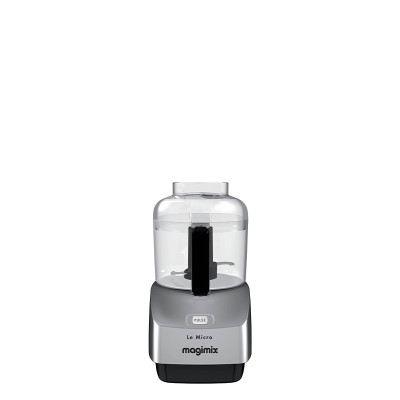 Magimix Mini Food Processor, 290W, 0.8L Capacity, Silver Stainless Steel