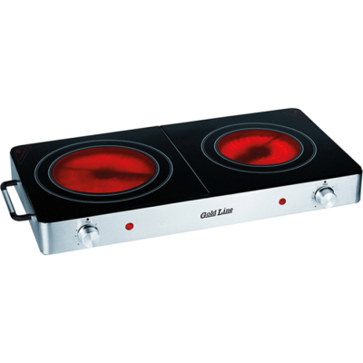 Double electric stove ATL802 Gold line