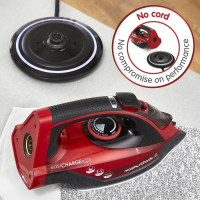 مكواة بخار لاسلكية من مورفي ريتشاردز easy CHARGE 360 Morphy Richards 303250 | ضمان كامل لمدة عامين من شركة Sharig Electric