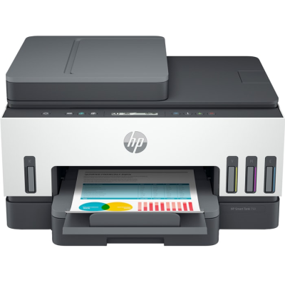 Integrated wireless printer HP Smart Tank 750 AiO - white color, three-year warranty by the official importer