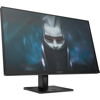 إتش بي Omen 780D9AA شاشة ألعاب 23.8 بوصة تدعم FreeSync Premium لوحة IPS دقة FHD معدل تحديث 165 هرتز زمن استجابة 1 مللي ثانية اللون أسود - ضمان سنة واحدة من المستورد الرسمي