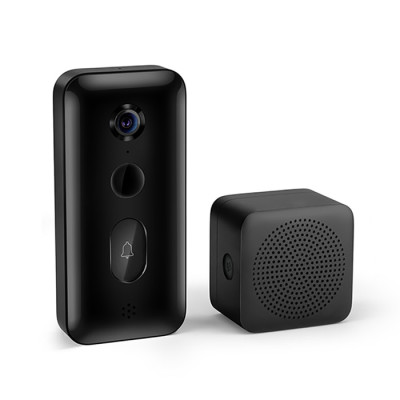 جرس الباب الذكي Xiaomi Smart Doorbell 3 - اللون الأسود ضمان لمدة سنة من شركة هاميلتون المستورد الرسمي