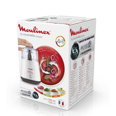  Moulinex Electric Food Chopper Model DPA144 – Warranty by the Official Importer 