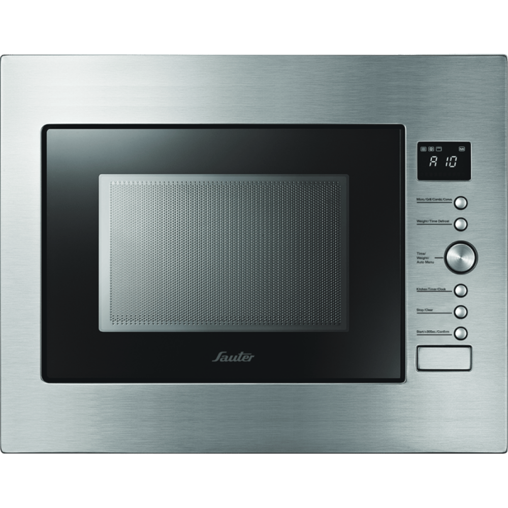  Built-in digital microwave combined grill and turbo oven 34 liters Sauter MW6646 - brushed stainless steel finish warranty by the official importer 