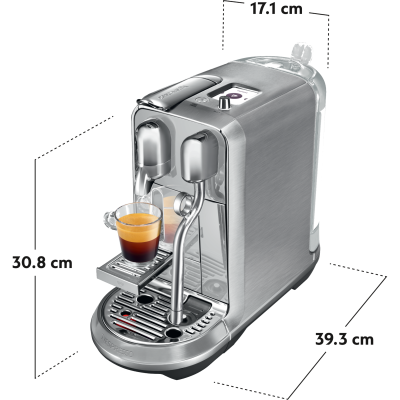 ماكينات قهوة نسبريسو موديل Creatista Plus – بتشطيب من الفولاذ المقاوم للصدأ – ضمان سنة واحدة – من قبل المستورد الرسمي