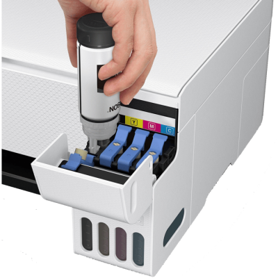 طابعة Epson EcoTank L3256 Wi-Fi 3 في 1 اللاسلكية - لون أبيض، ضمان لمدة ثلاث سنوات من المستورد الرسمي
