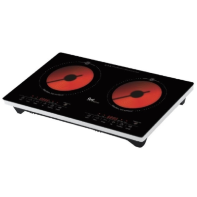 SOL SL-6655 double digital ceramic stove on the counter - warranty by the official importer