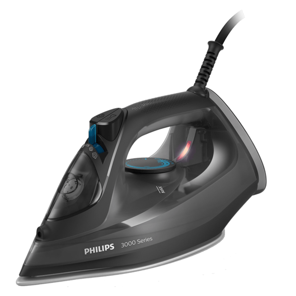 مكواة بخار قوية من سلسلة 3000 للتعامل مع كل التجاعيد Philips DST73041/80 - ضمان المستورد الرسمي