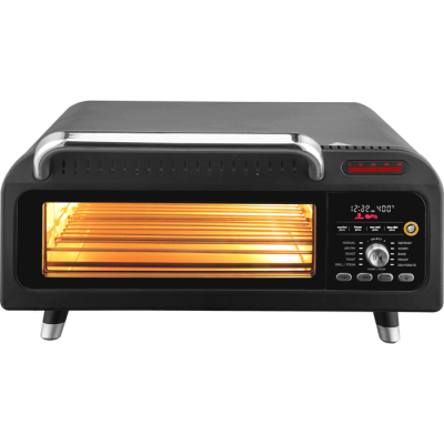 18 liter electric pizza oven Electra GP9023PRC - black color warranty by the official importer