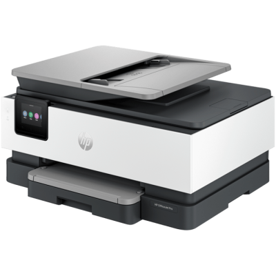 طابعة HP OfficeJet Pro 8133 AiO الكل في واحد لاسلكية ملونة - لون أبيض، ضمان لمدة ثلاث سنوات من المستورد الرسمي