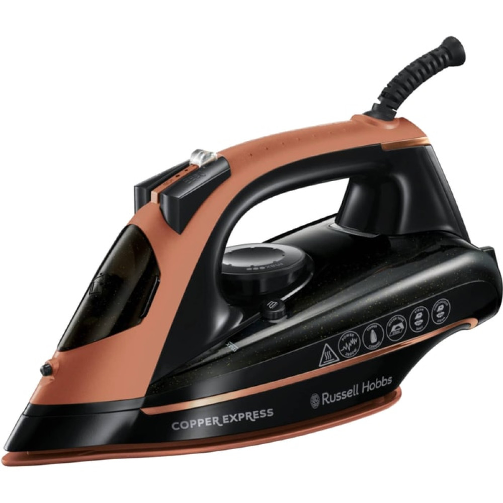 مكواة البخار Russel Hobbs 23975-56 Copper Express - ضمان لمدة عامين من المستورد الرسمي