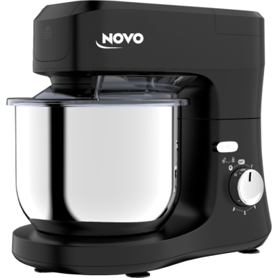 Professional mixer 7 liters Novo NSM7680 black color - one year warranty by the official importer