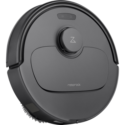 المكنسة الكهربائية الروبوتية الذكية Roborock Qrevo S - لون أسود، ضمان لمدة عام من المستورد الرسمي