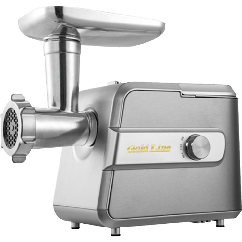 مفرمة لحم كهربائية جولد لاين G-45 Pro 2800 - ضمان اللون الفضي من المستورد الرسمي