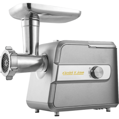 Electric meat grinder Gold Line G-45 Pro 2800 - silver color warranty by the official importer