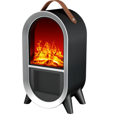 Designed fireplace Sensor SE-15C 1500W - black color warranty by the official importer