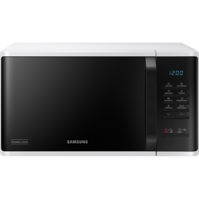 23-liter Samsung MS23K3513AW microwave oven - black color, three-year warranty by the official importer