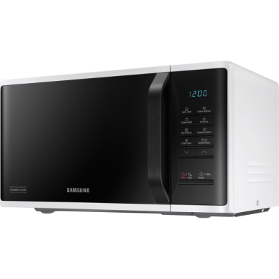  فرن ميكروويف سامسونج MS23K3513AW سعة 23 لتر - لون أسود، ضمان ثلاث سنوات من المستورد الرسمي 