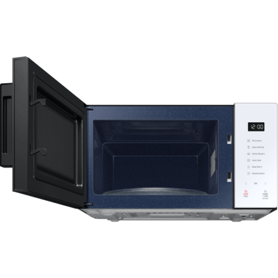  فرن ميكروويف Samsung BeSpoke MS23T5018AW سعة 23 لترًا - لون أبيض مع ضمان أسود لمدة ثلاث سنوات من المستورد الرسمي 