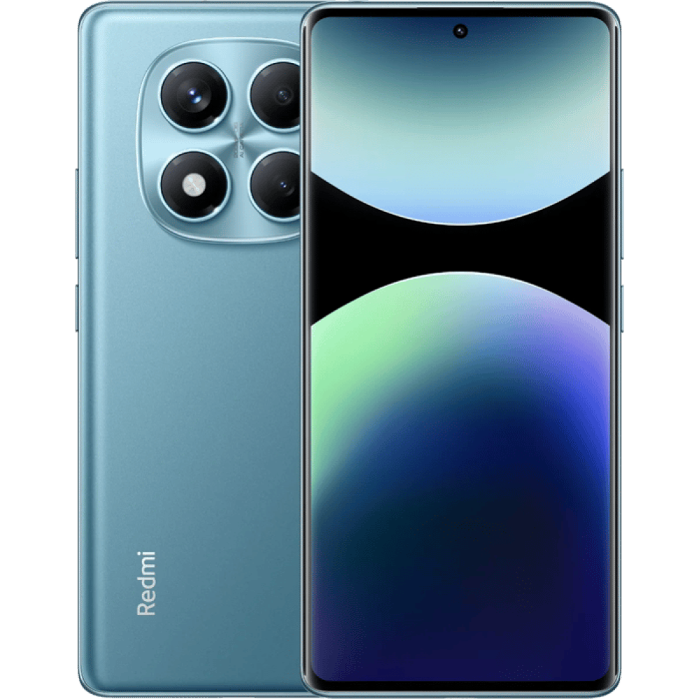 هاتف Xiaomi Redmi Note 14 Pro الذكي 512 جيجا بايت وذاكرة الوصول العشوائي 12 جيجا بايت - لون أزرق محيطي ضمان لمدة عامين من هاميلتون المستورد الرسمي