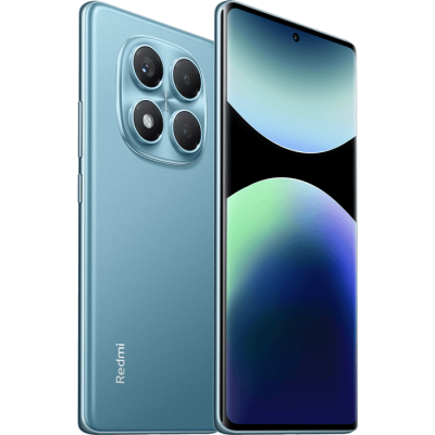 هاتف Xiaomi Redmi Note 14 Pro الذكي 512 جيجا بايت وذاكرة الوصول العشوائي 12 جيجا بايت - لون أزرق محيطي ضمان لمدة عامين من هاميلتون المستورد الرسمي