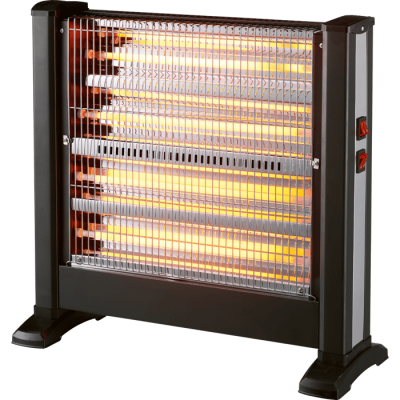 Quartz heater Electra HEM-945 - black color warranty by the official importer