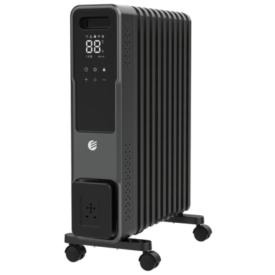 Oil radiator 11 ribs digital protected Electra HD9113W-L9QL WIFI - black color warranty by Electra the official importer